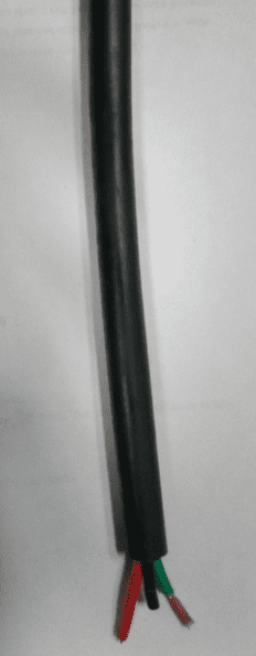 RR CABLE 0.5MM 3C ISI BLACK RR CABLE 0.5MM 3C ISI BLACK