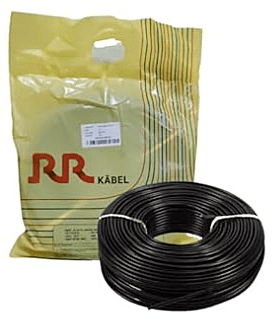 RR CABLE 1.0 SQMM X 1C COPPER FIEX BLACK