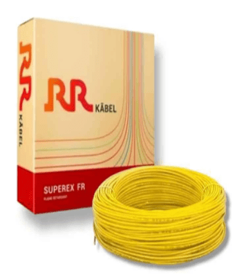 RR CABLE 10SQMM X 1C COPPER FIEX YELLOW