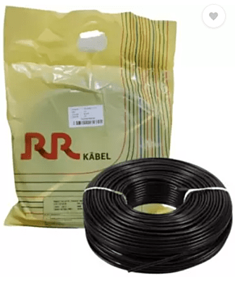 RR CABLE 10SQMM X 1C COPPER FLEX BLACK