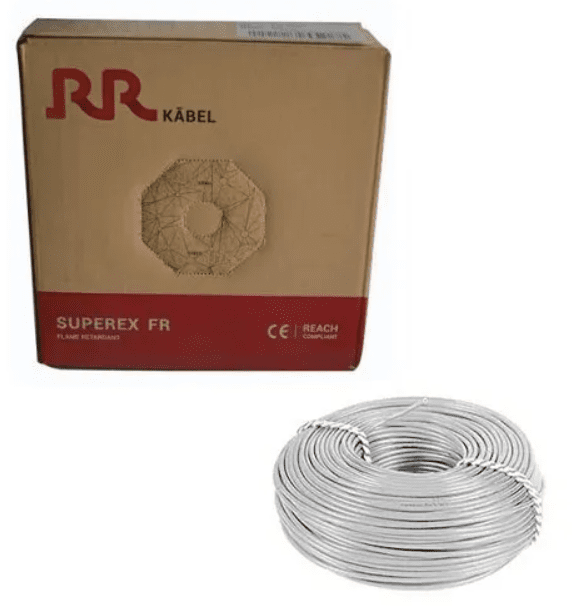 RR CABLE 4 SQMM X 1C COPPER FIEX WIRE GREY