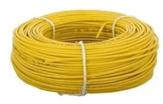 RR CABLE 6SQMMX 1C COPPER FLEXIBLE YELLOW