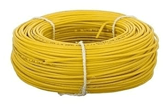 RR CABLE 0.5 SQMM X 1C COPPER FIEX YELLOW